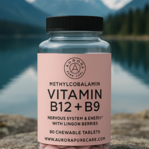 Natural Vitamin B12 + B9 (Folate)