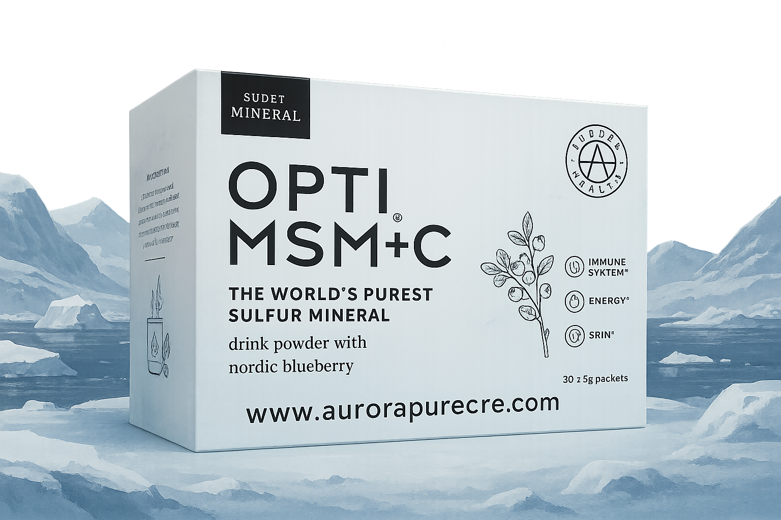 OptiMSM Vitamin C 3 with Blueberries