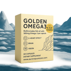 Golden Omega3 Fish Oil, Vitamin A, E & D